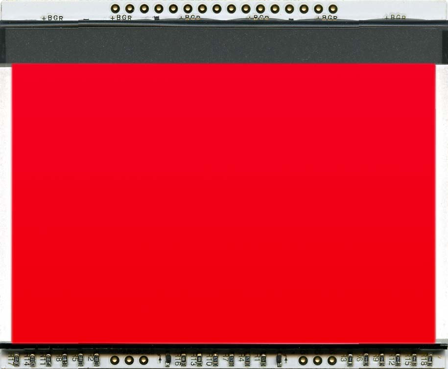 EA LED78X64-R LED backlit unit RED for EA DOGXL160-7