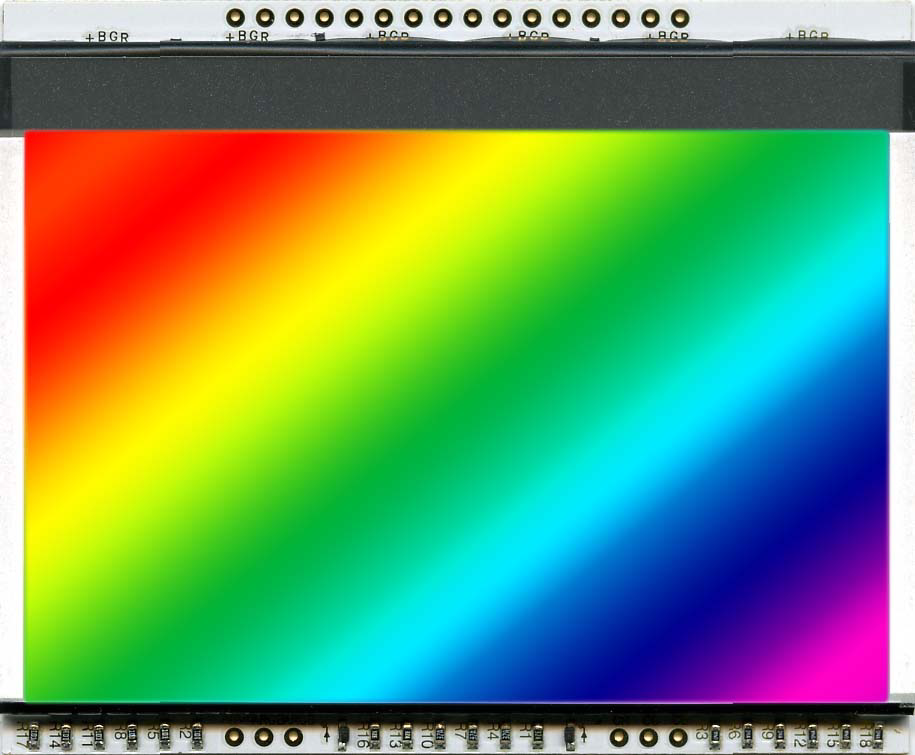 EA LED78X64-RGB LED backlight (RGB) for EA DOGXL160-7