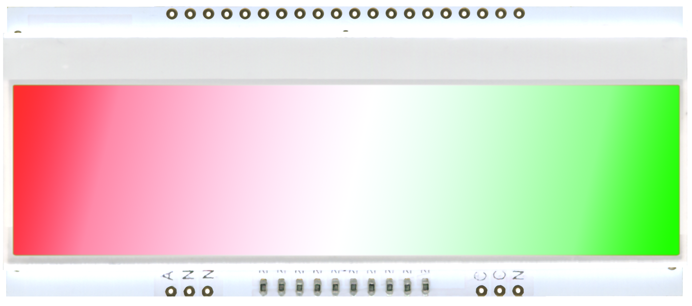 EA LED94X40-ERW LED backlit unit (3 colours GRW) for EA DOGM240-6