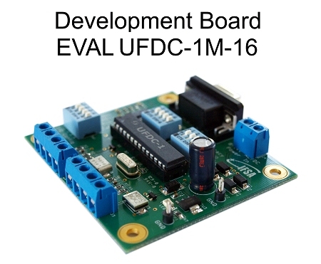 EVAL UFDC-1M-16 Evaluation board with RS232 Interface